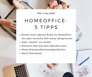 5 Tipps für das Arbeiten im Homeoffice 1